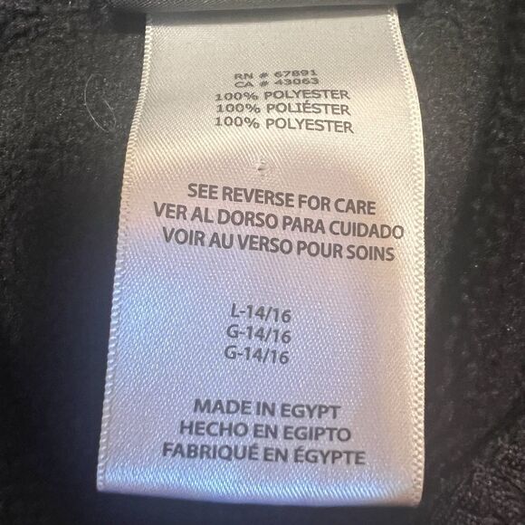 Steelers Youth Hoodie Black L 14/16 Game Day Layering Fleece Fall Fan Favorite - Picture 8 of 10